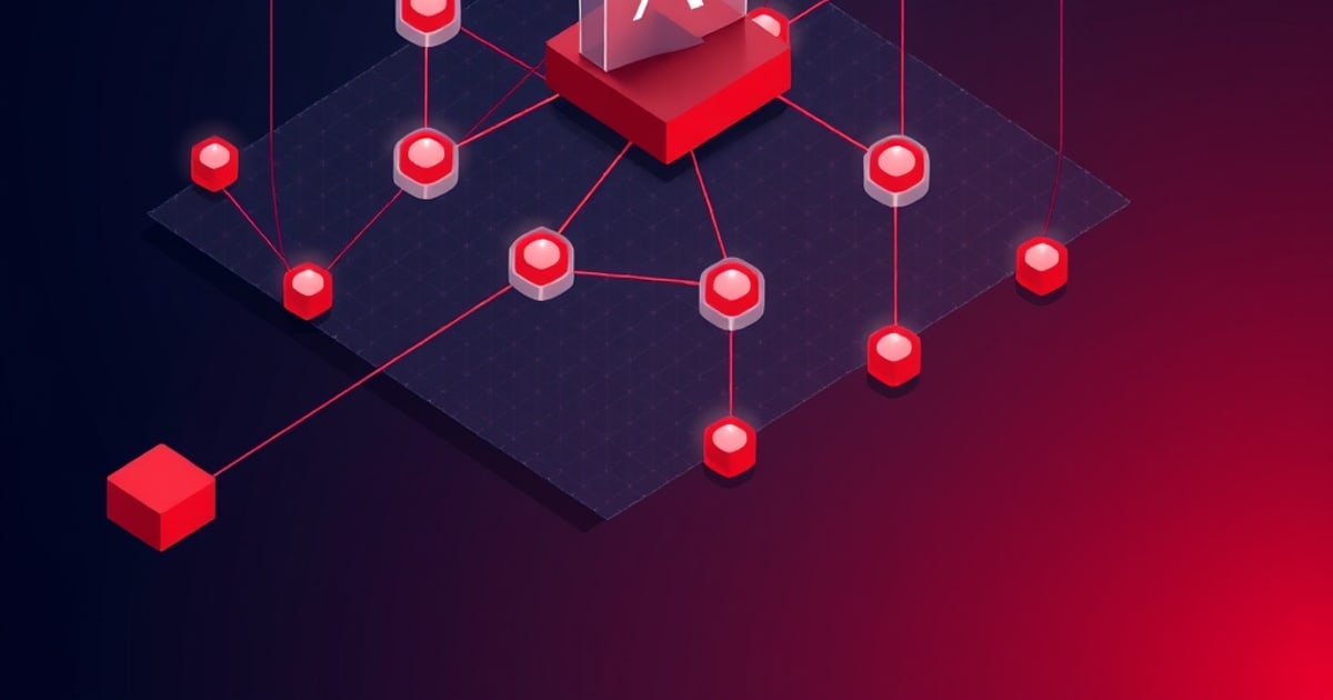Isometric diagram of evaluation phases comparing AI security tools against adversarial test cases